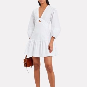 Derek Lam Talia Keyhole Mini Dress